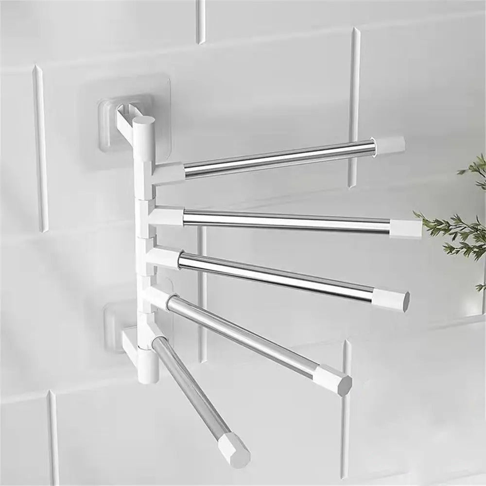 Rotatable Swing Arms Towel Bathroom Wall Mounted Bracket