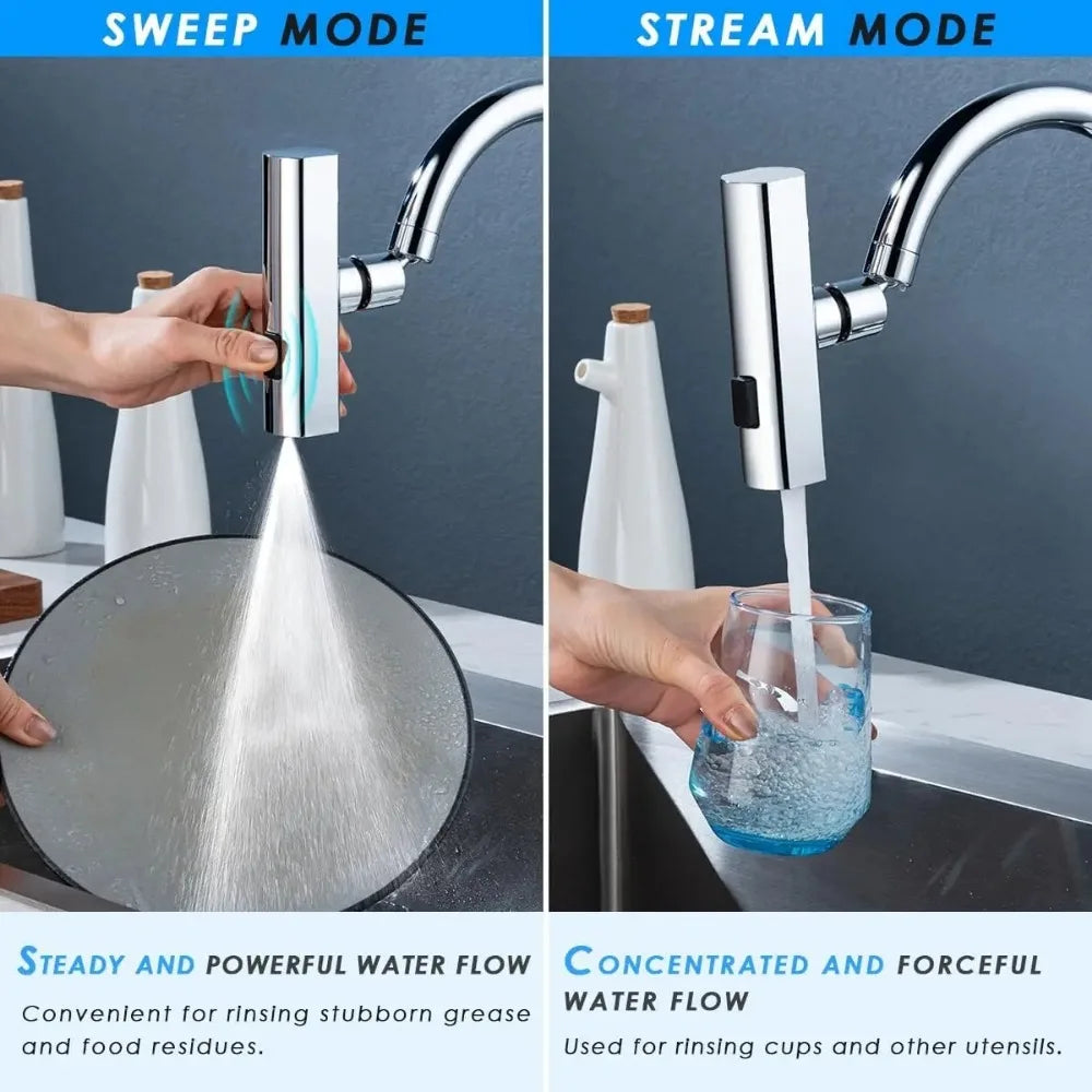 New Kitchen Faucet Waterfall Stream Sprayer